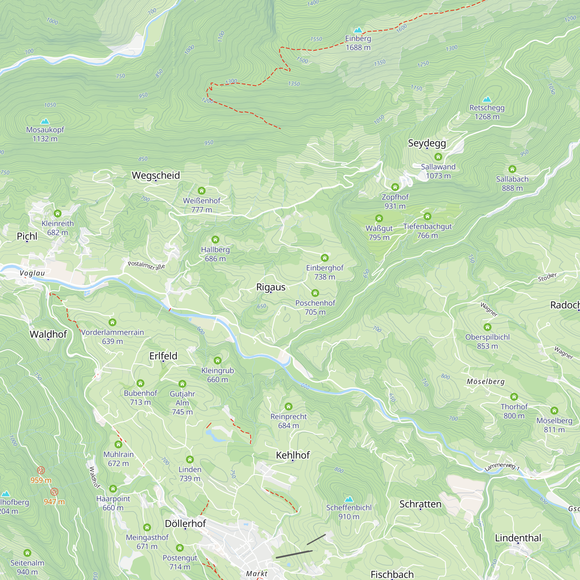 Gfatterhof map