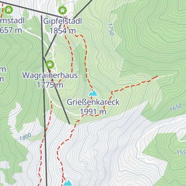 Map of Grießenkareck