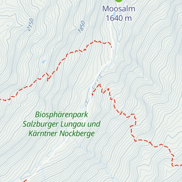 Map of Zauneralm