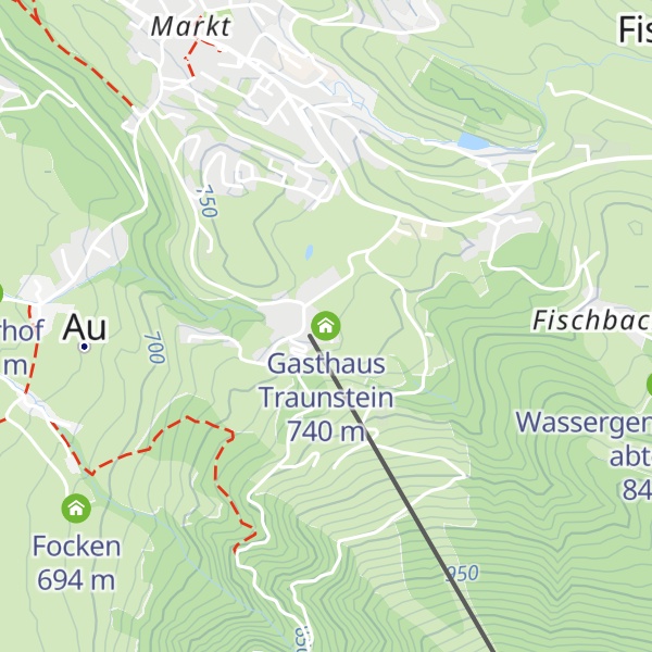 Map of Gasthaus Traunstein