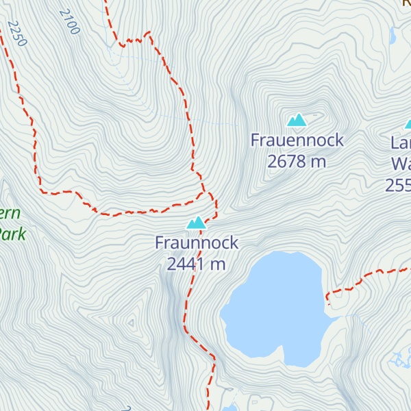 Map of Albert-Biwak