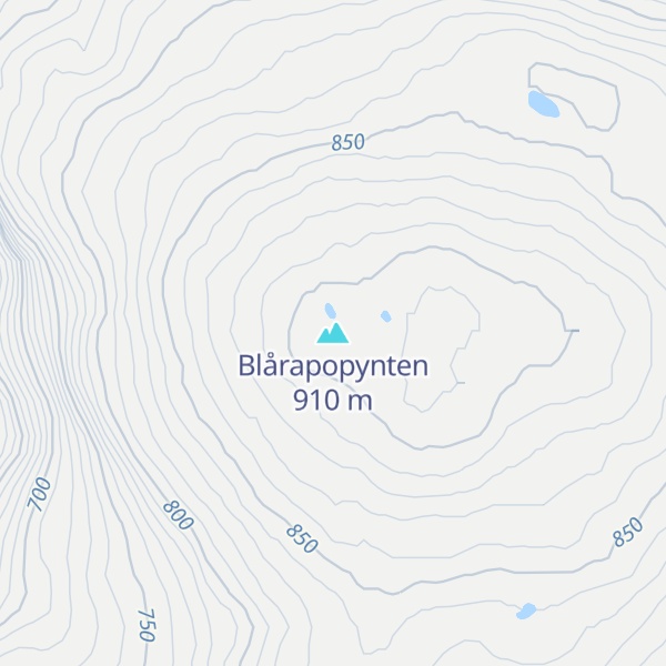 Map of Blårapopynten