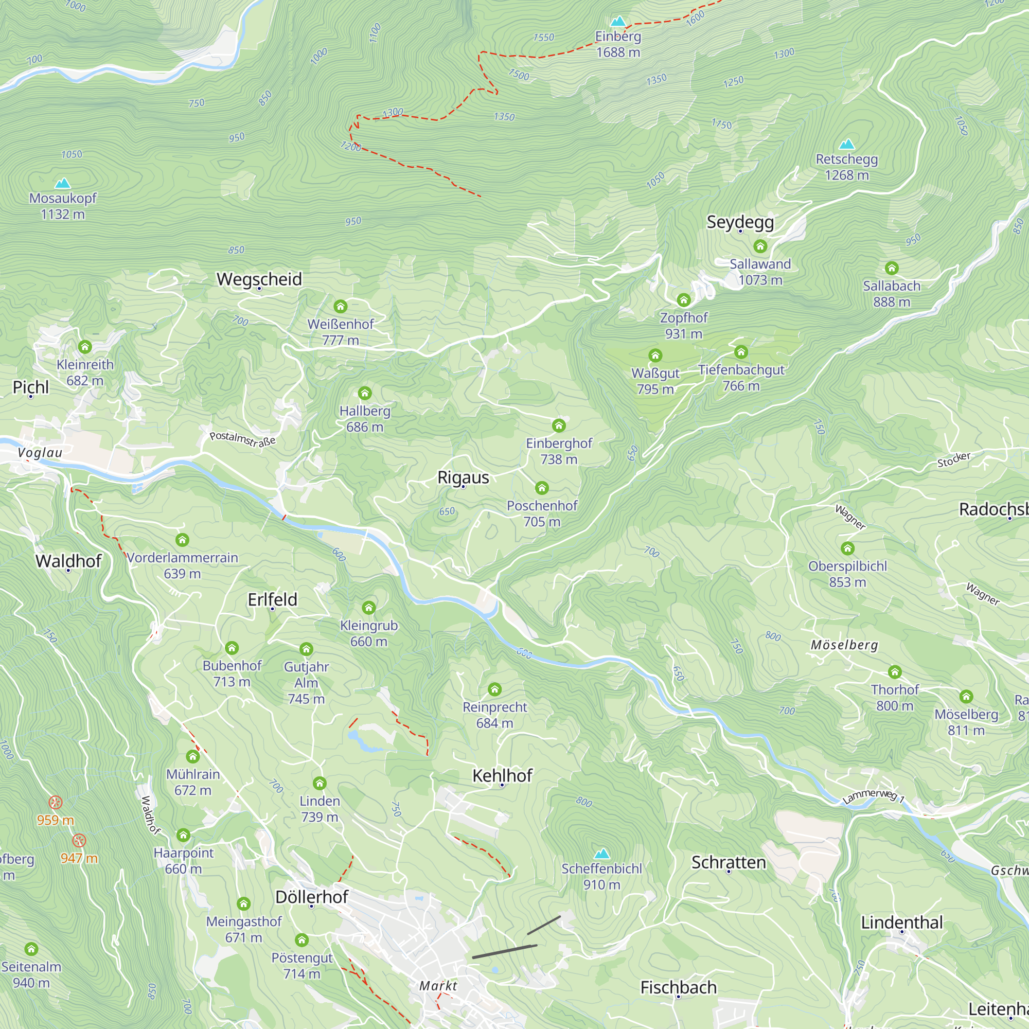 Grieshof map