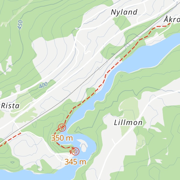 Map of Hållandsgårdens Pilgrimsstuga