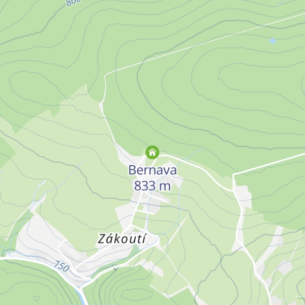 Map of Bernava