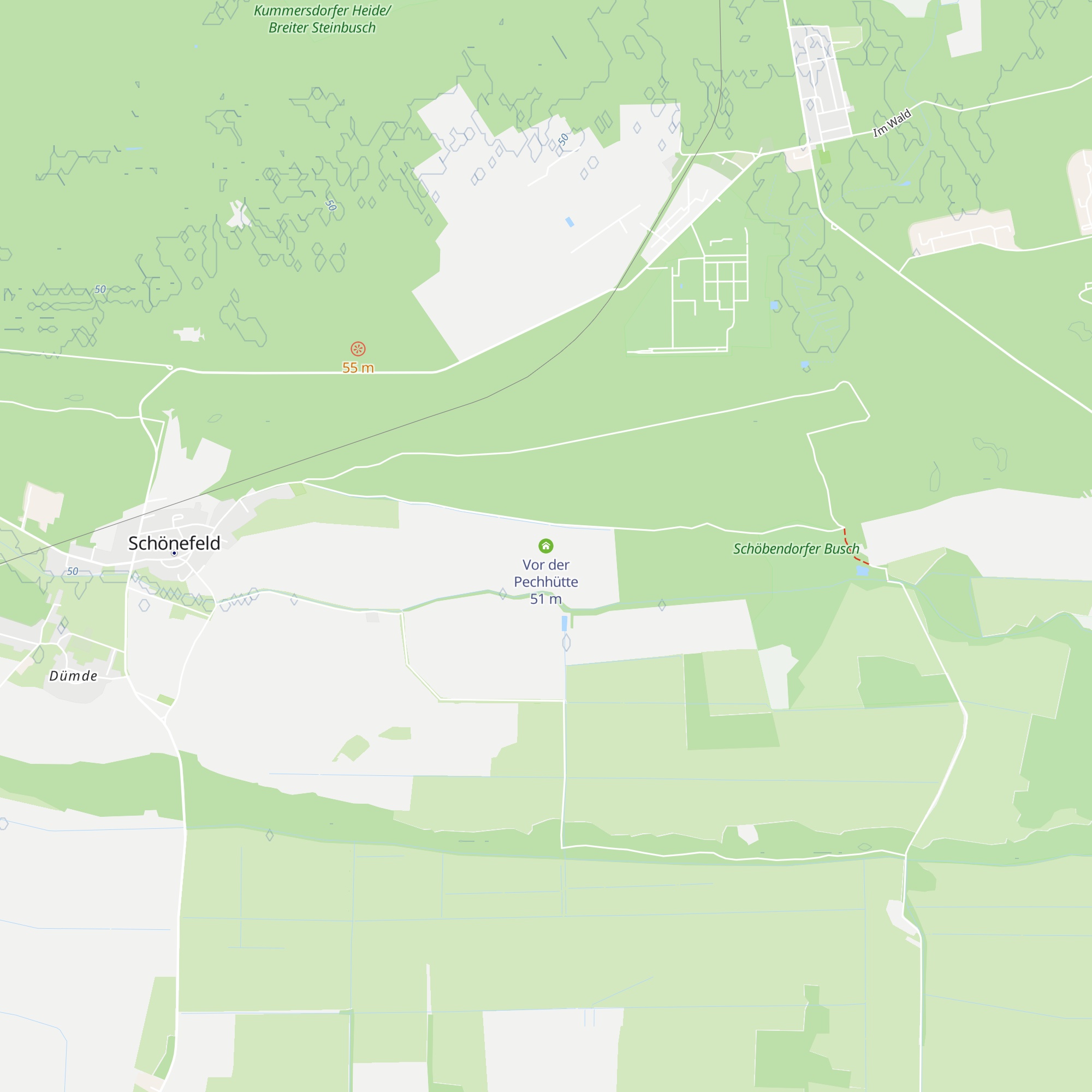 Vor der Pechhütte map