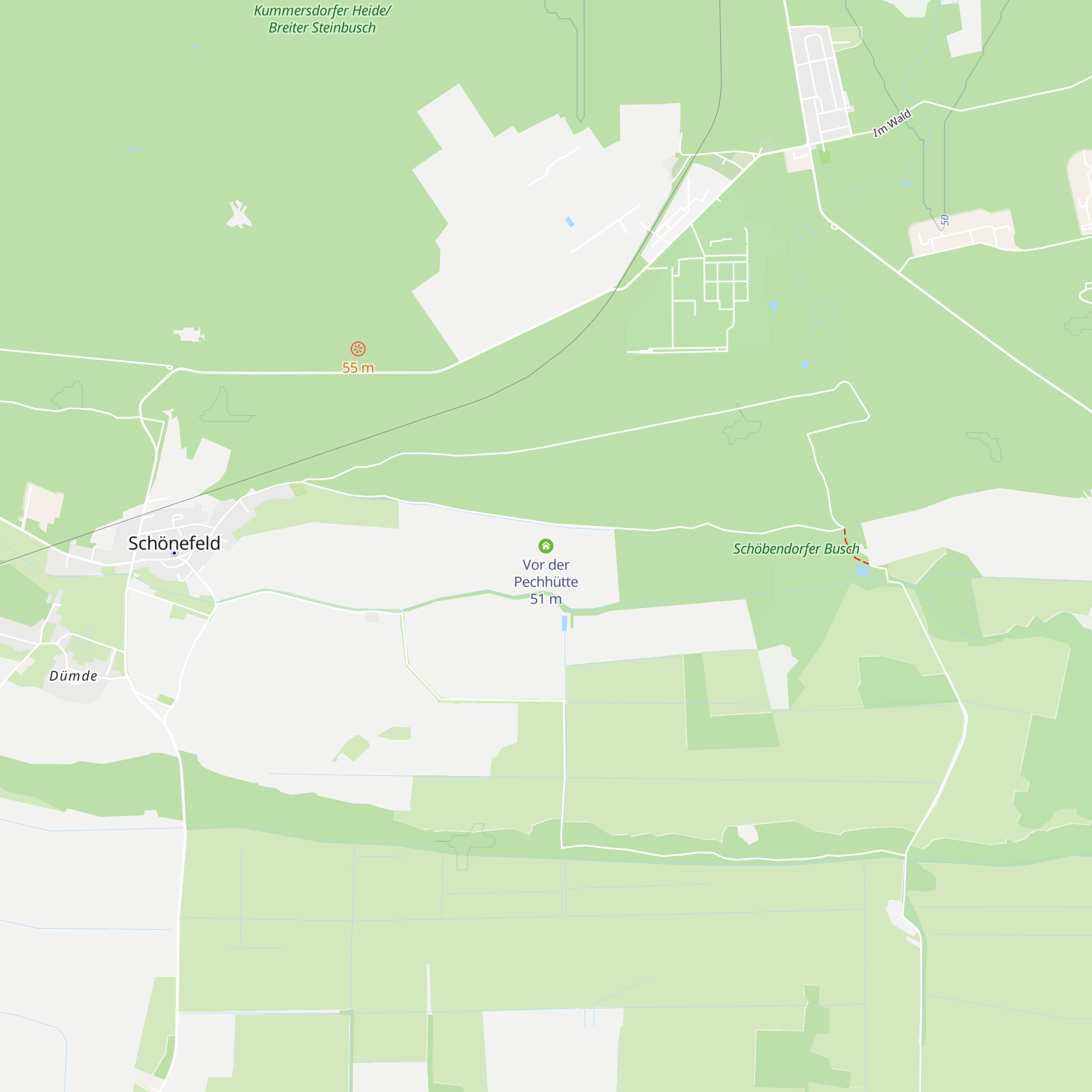 Vor der Pechhütte map