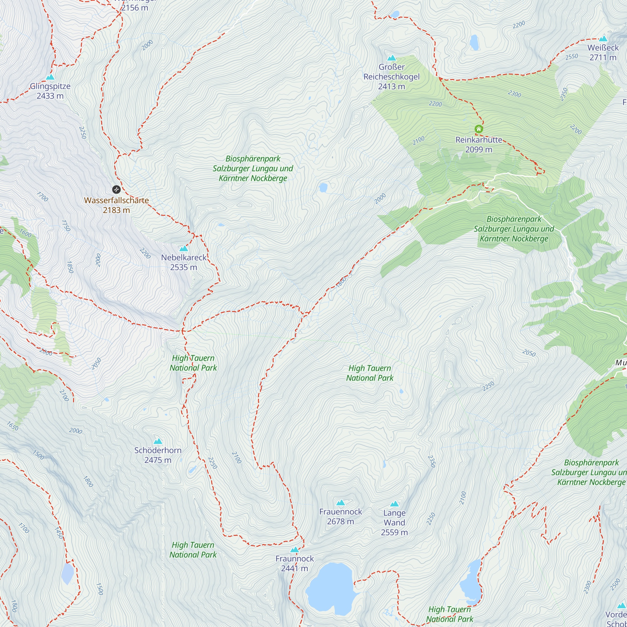 Mayerhütte (verf.) map