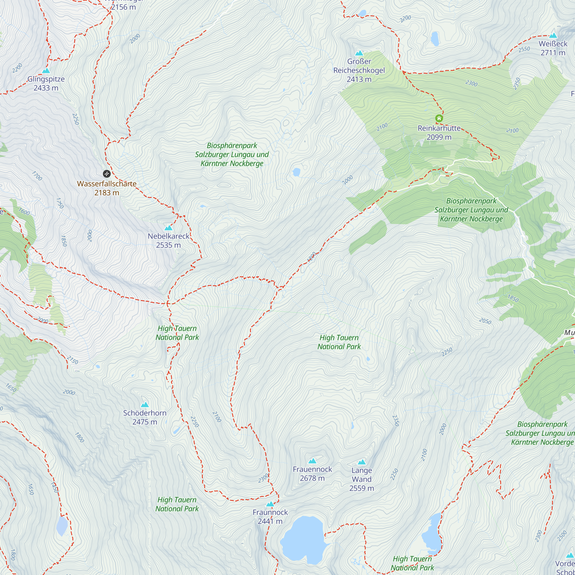 Mayerhütte (verf.) map