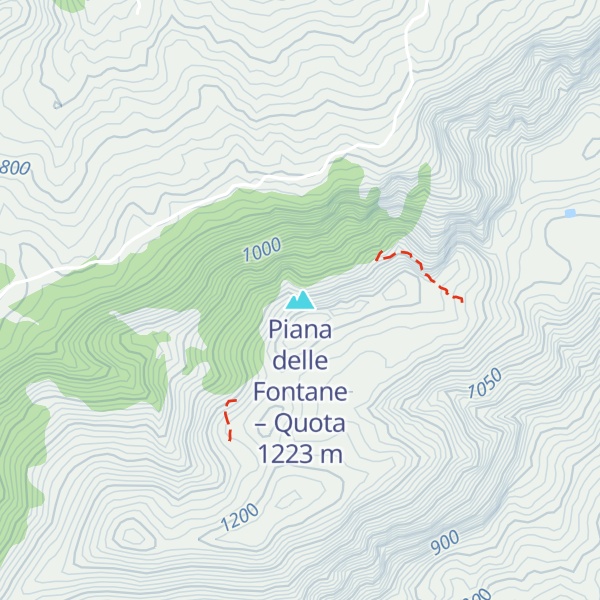 Map of Piana delle Fontane – Quota
