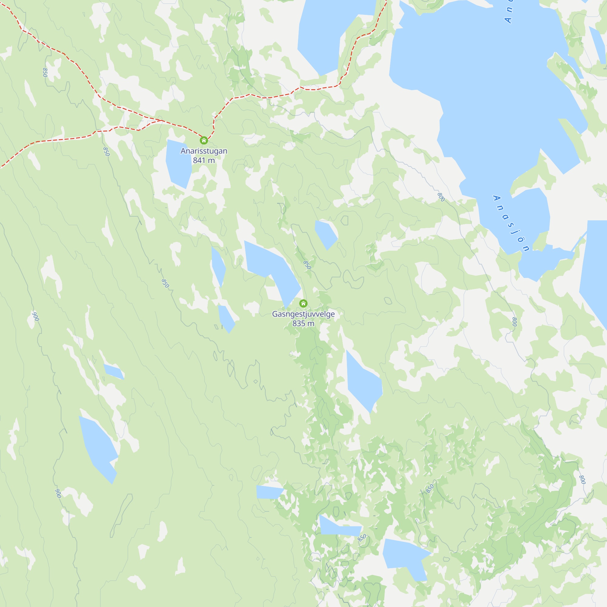 Gasngestjuvvelge map