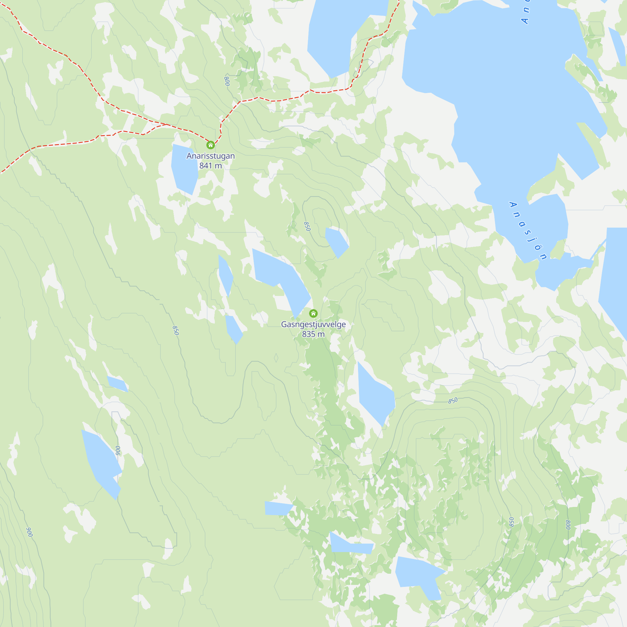 Gasngestjuvvelge map