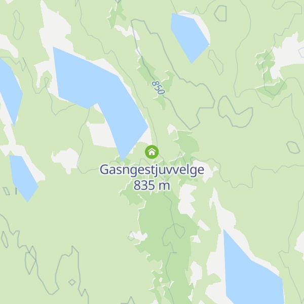 Map of Gasngestjuvvelge