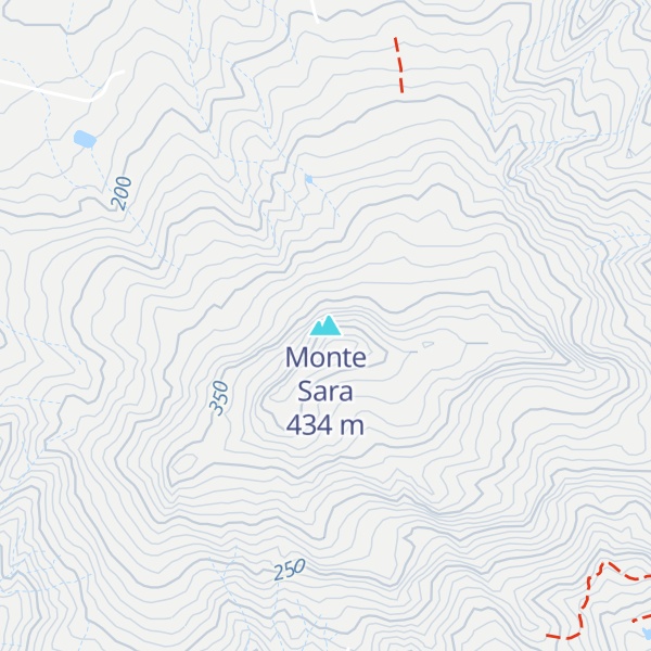 Map of Monte Sara