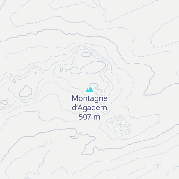 Map of Montagne d’Agadem