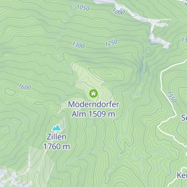 Map of Möderndorfer Alm