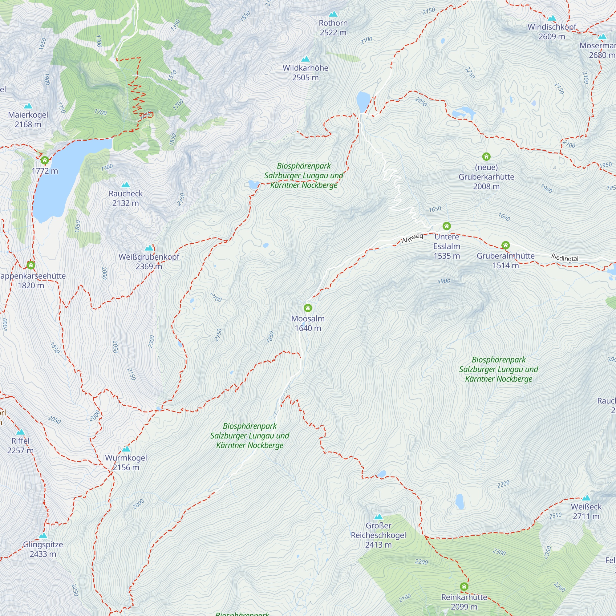 Moosalm map