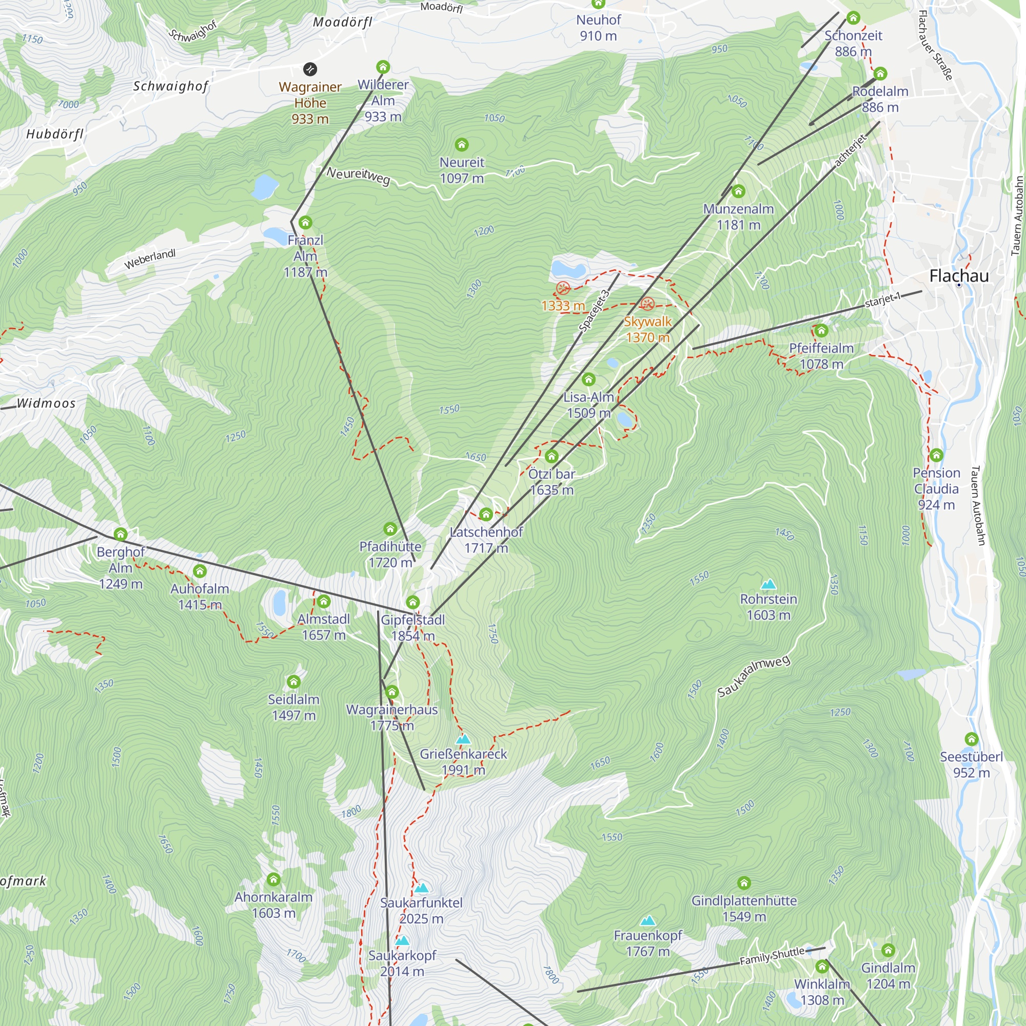 Hofalm map