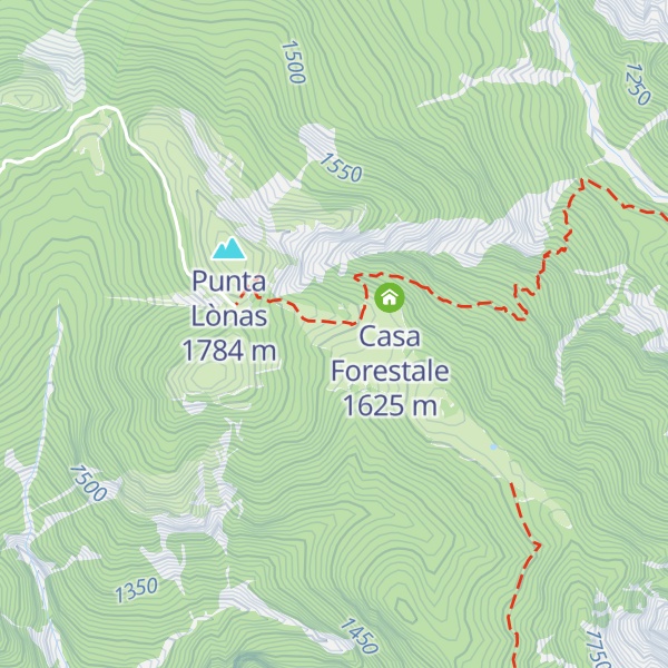 Map of Malga Biffil