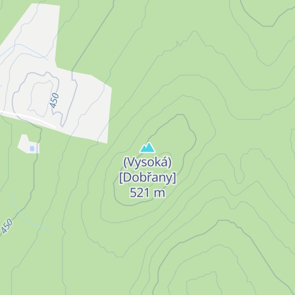 Map of (Vysoká) [Dobřany]