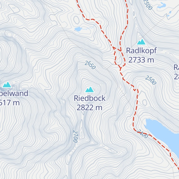 Map of Riedbock