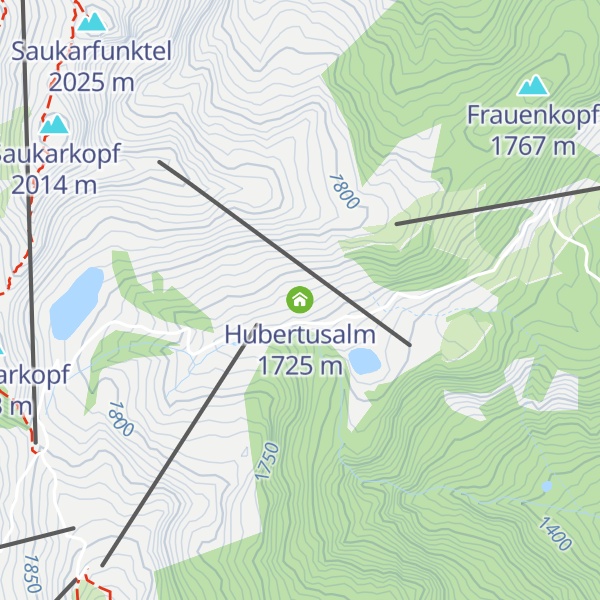 Map of Hubertusalm