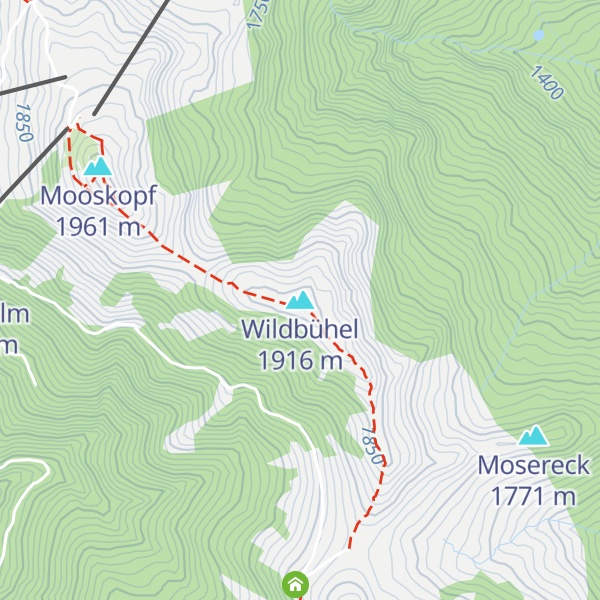 Map of Wildbühel