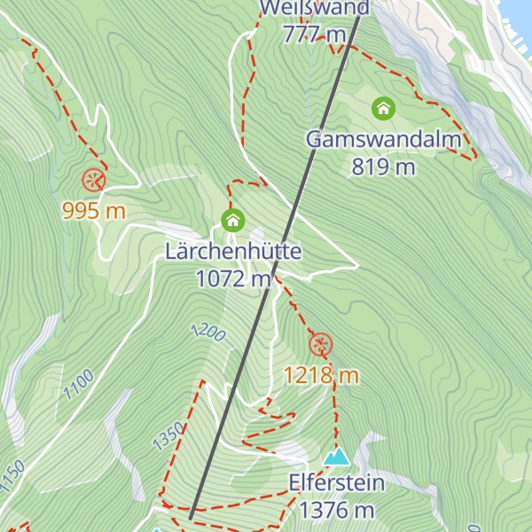 Map of Sausteigalm