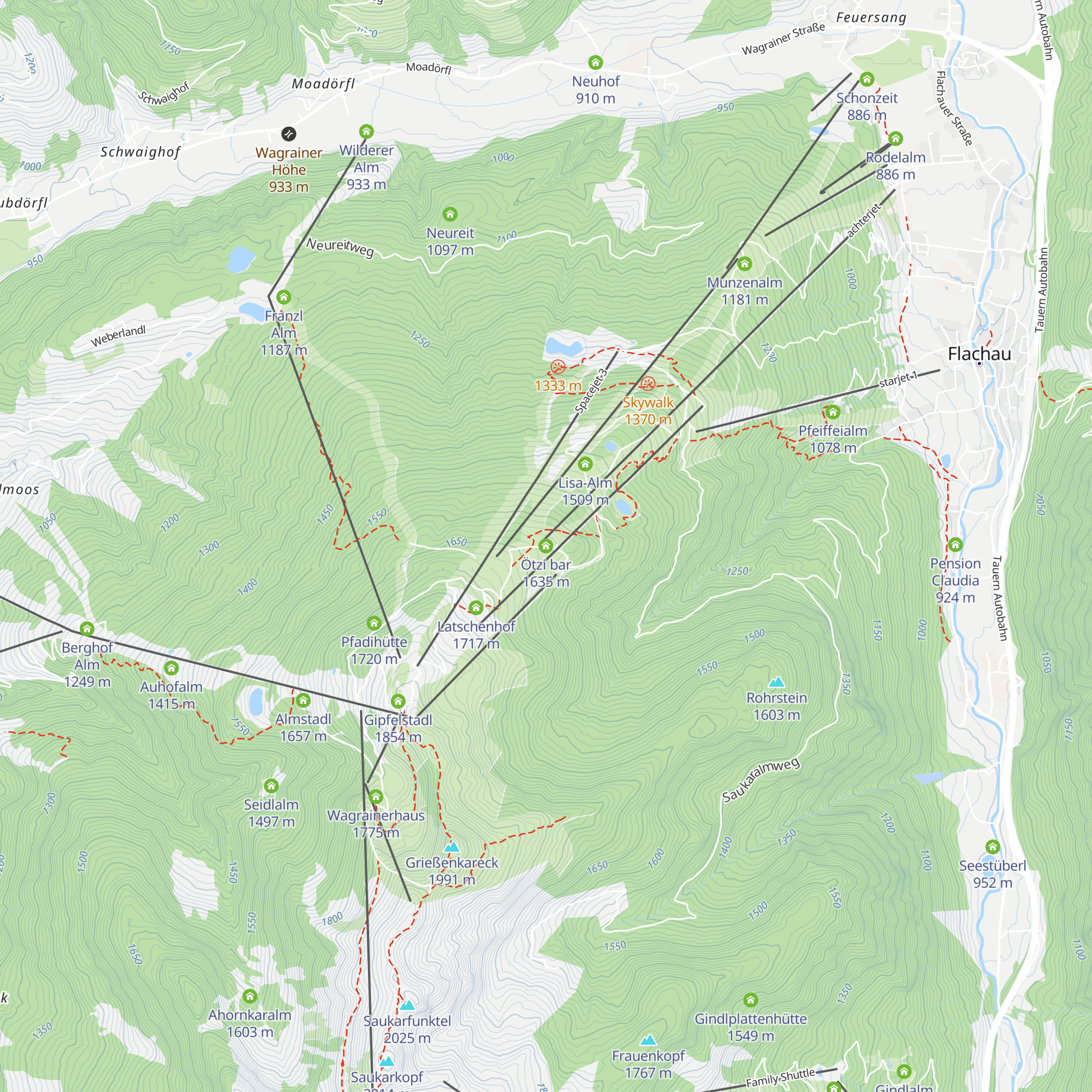 Ötzi bar map