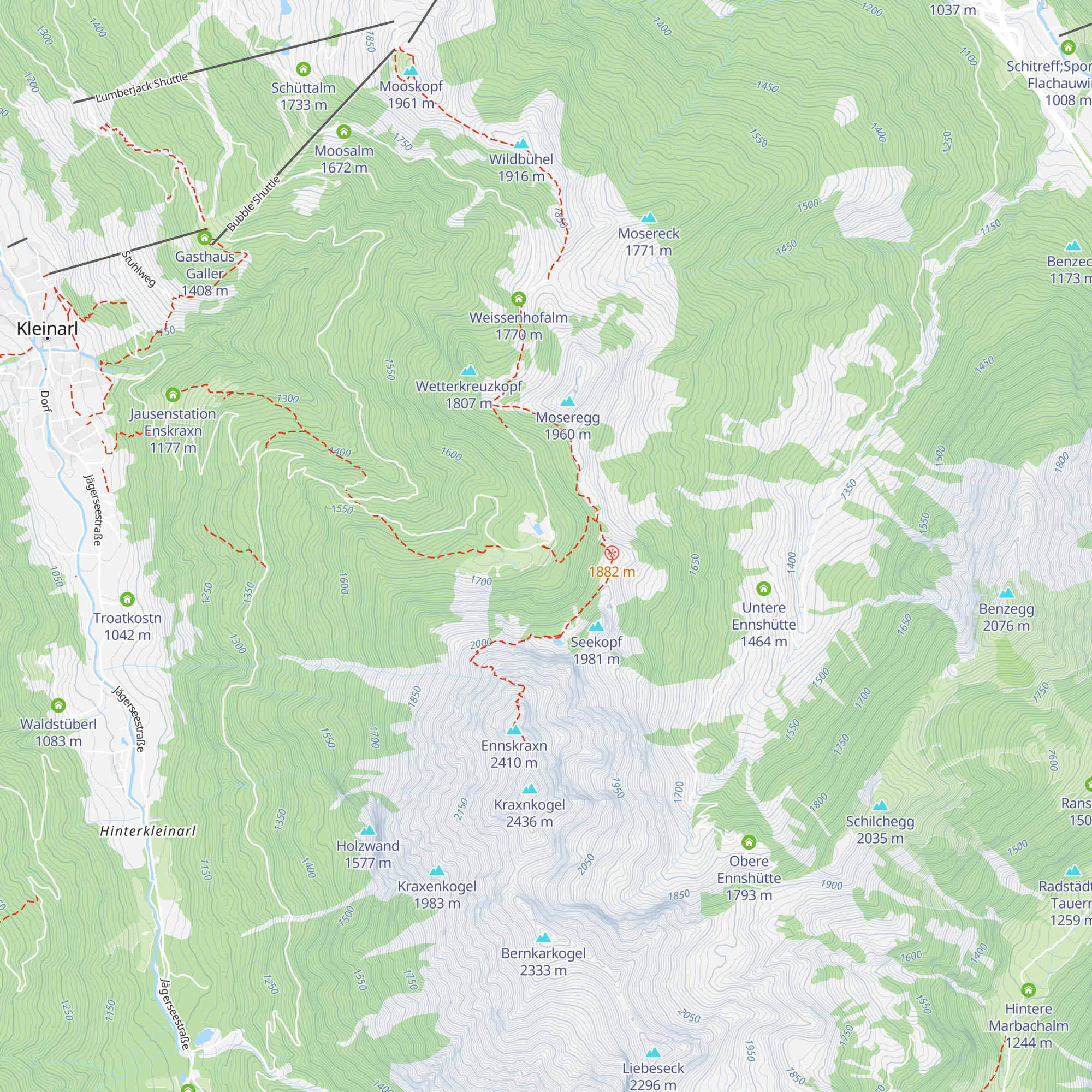 Steinkaralm map