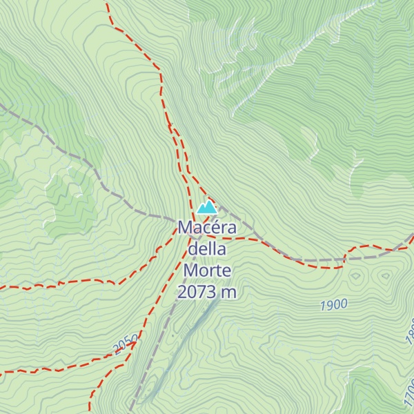 Map of Macéra della Morte