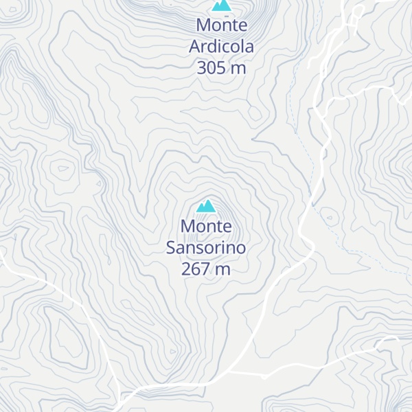 Map of Monte Sansorino
