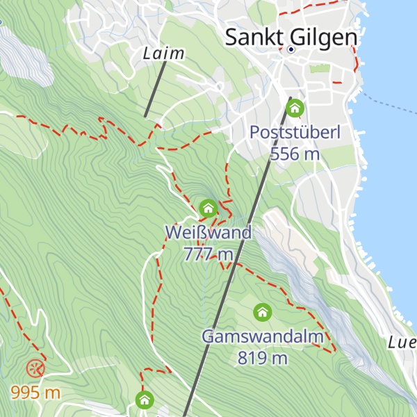 Map of Weißwand
