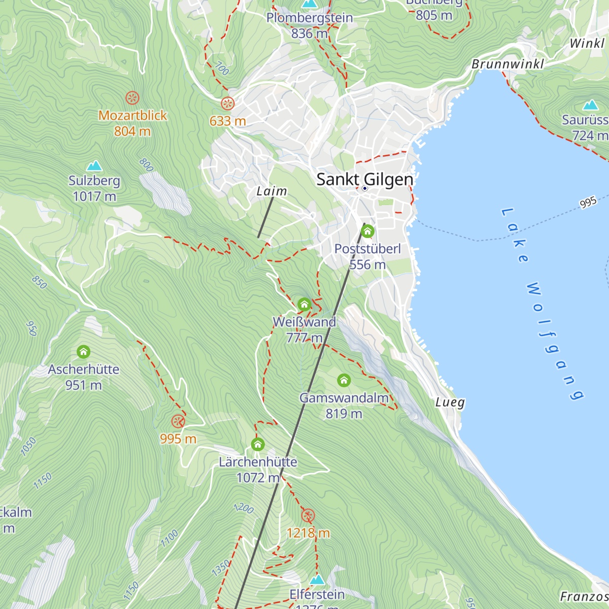 Weißwand map