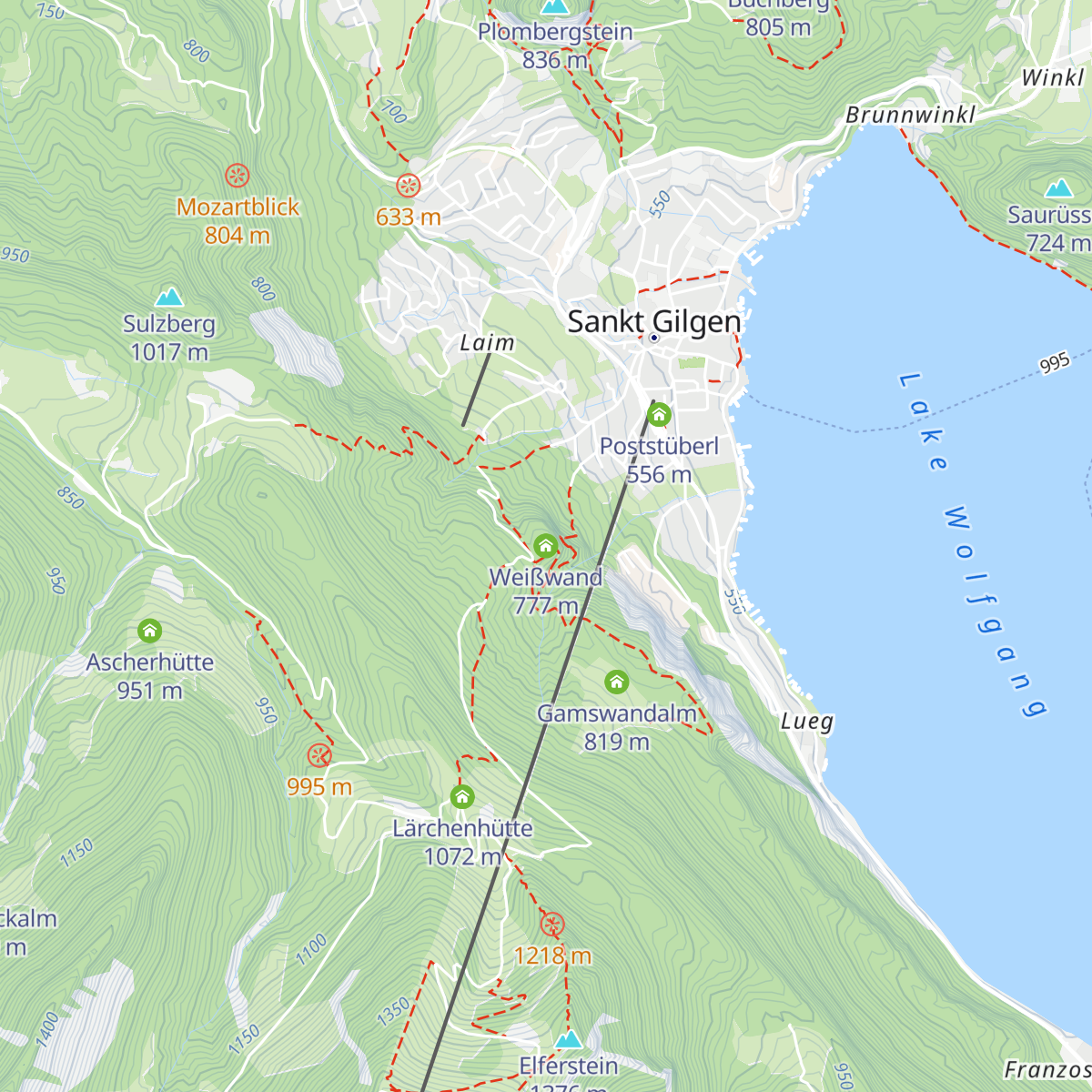 Weißwand map
