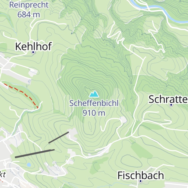 Map of Scheffenbichl