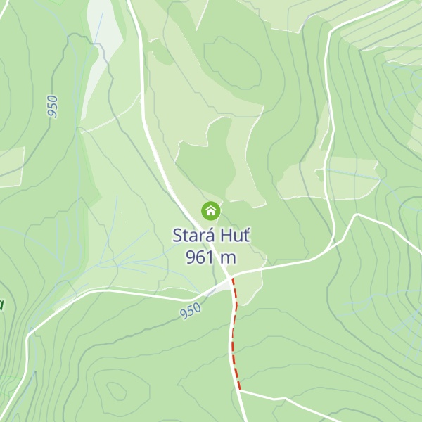 Map of Stará Huť