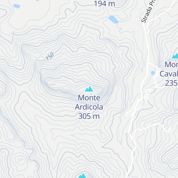 Map of Monte Ardicola