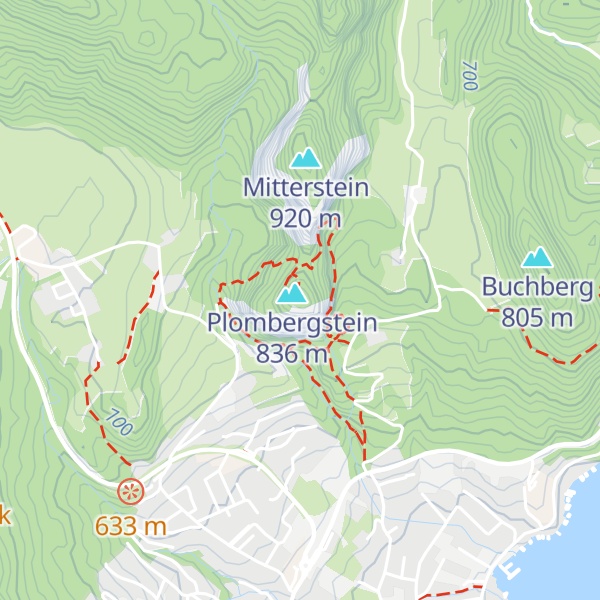 Map of Plomberghütte
