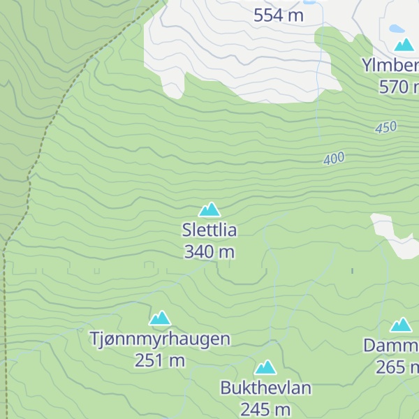 Map of Slettlia