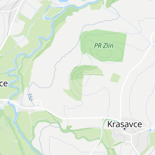 Map of Holý Zlín [Dolní Lukavice-Krasavce]