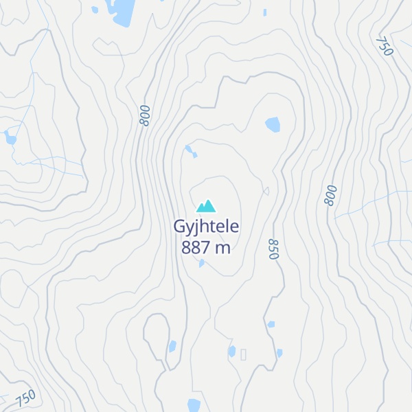 Map of Gyjhtele