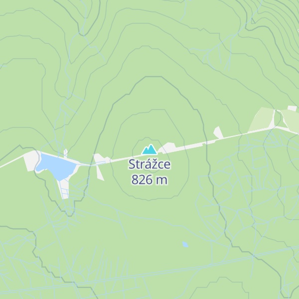 Map of Strážce