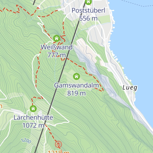 Map of Gamswandalm