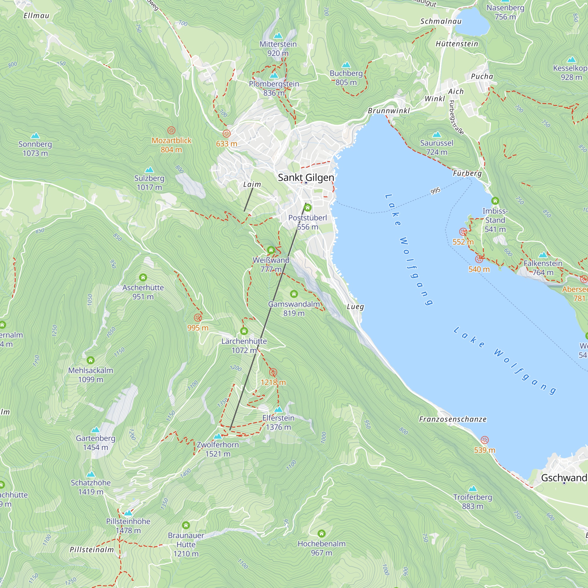 Gamswandalm map