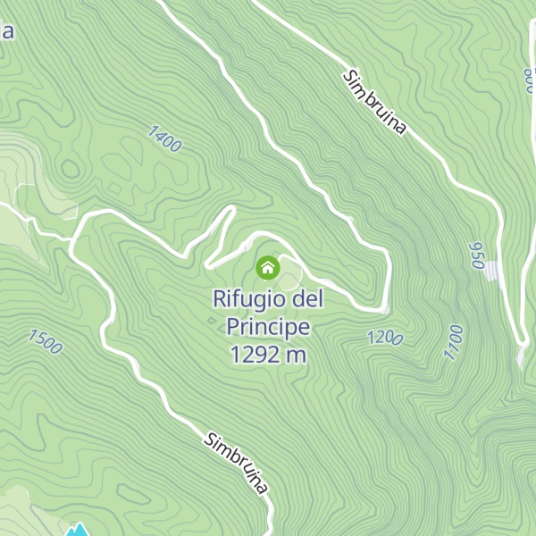 Map of Rifugio del Principe