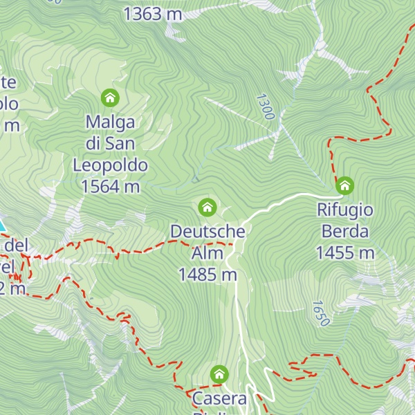 Map of Deutsche Alm