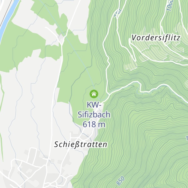 Map of KW-Sifizbach
