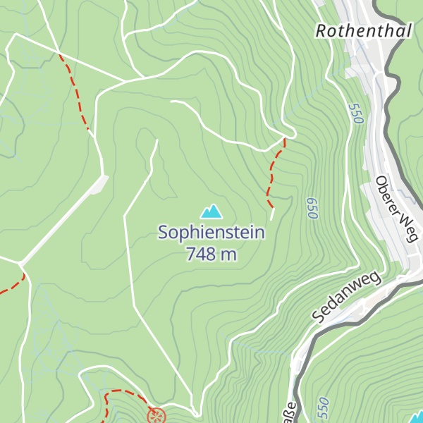 Map of Sophienstein