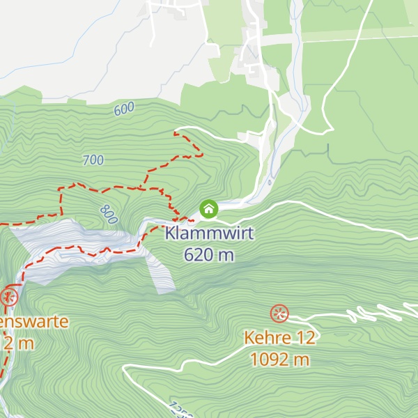 Map of Klammwirt